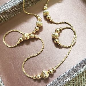 14k Gold Bead Accent Necklace